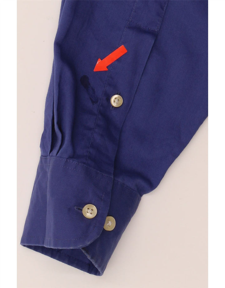 CHAPS Mens Wrinkle Free Classic Fit Shirt Size 15-15 1/2  Medium Blue Vintage Chaps and Second-Hand Chaps from Messina Hembry 