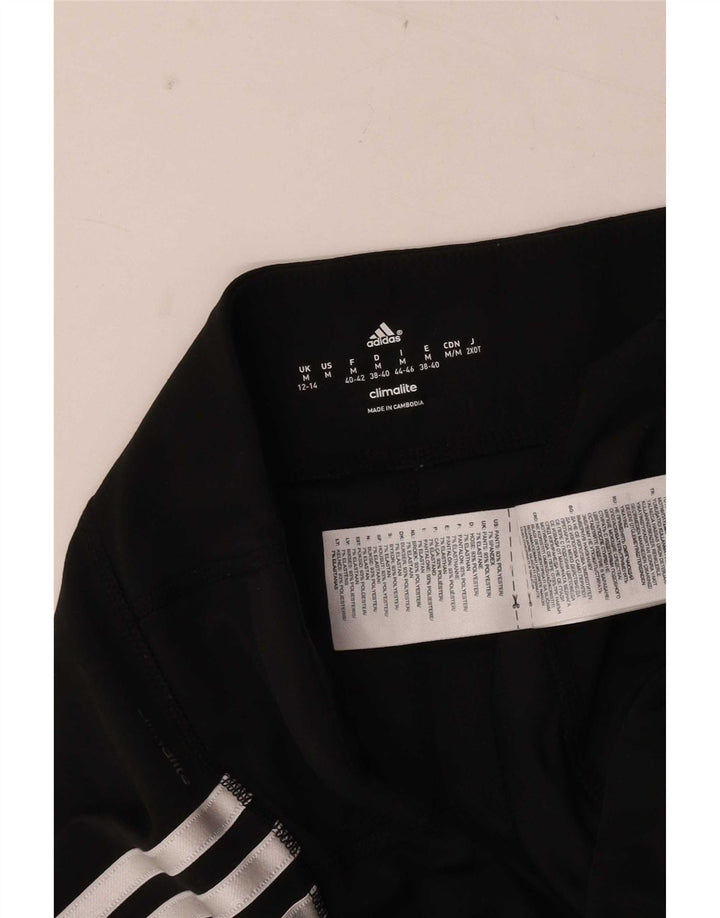 Pantaloni da tuta da donna Adidas UK 12/14 Medium Nero Poliestere