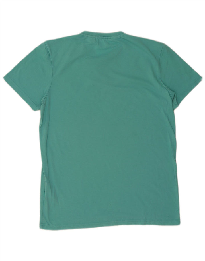 T-shirt da uomo LYLE & SCOTT Top in cotone turchese medio