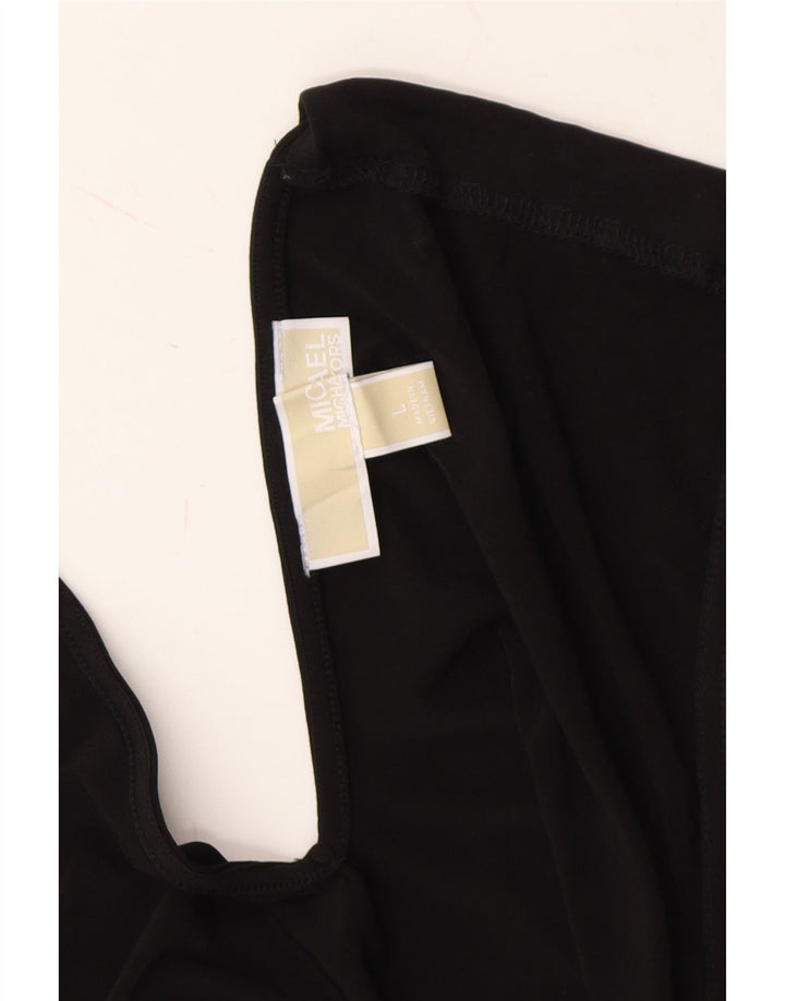 MICHAEL KORS Womens Vest Top UK 16 Large Black Polyester Vintage Michael Kors and Second-Hand Michael Kors from Messina Hembry 