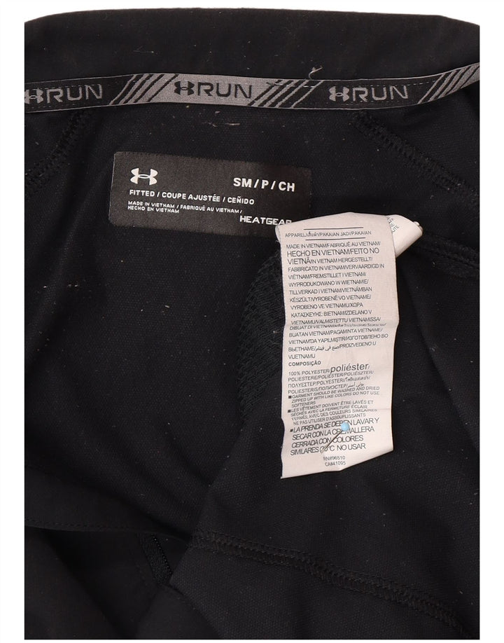 Giacca da ginnastica da uomo UNDER ARMOUR Heat Gear piccola in poliestere nero