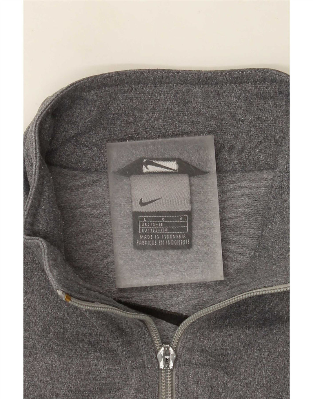 Giacca da ginnastica grafica da ragazzo Nike 12-13 anni, grande, grigio screziato