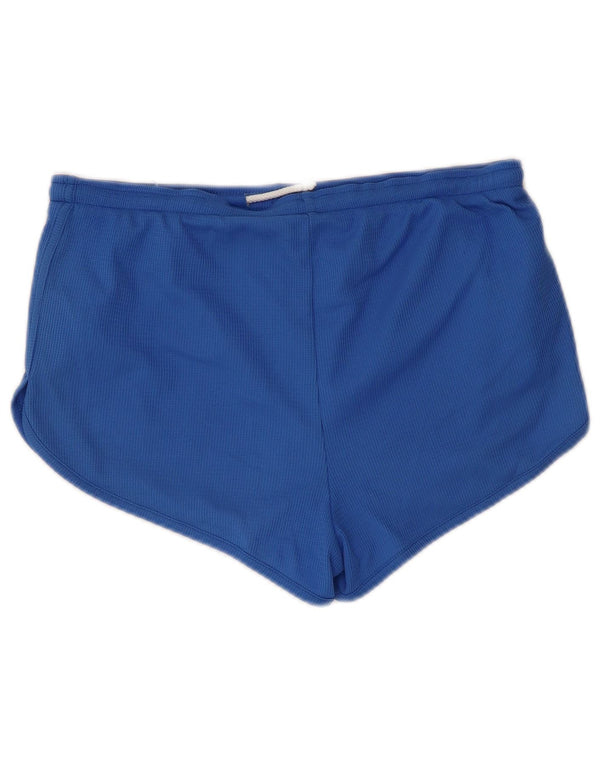 Pantaloncini sportivi da donna Asics UK 12 poliestere blu medio