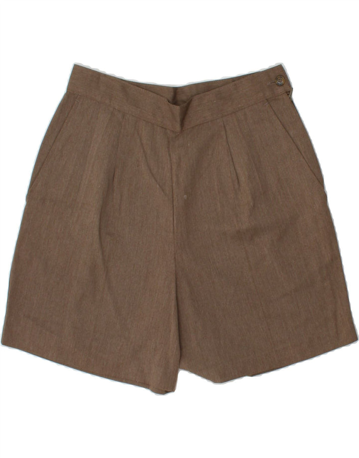 BENETTON Womens Casual Shorts IT 40 Small W27 Brown Polyester Vintage Benetton and Second-Hand Benetton from Messina Hembry 