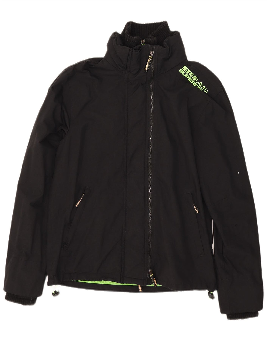 Giacca a vento da donna Superdry The Windcheater UK 16 Large in nylon nero