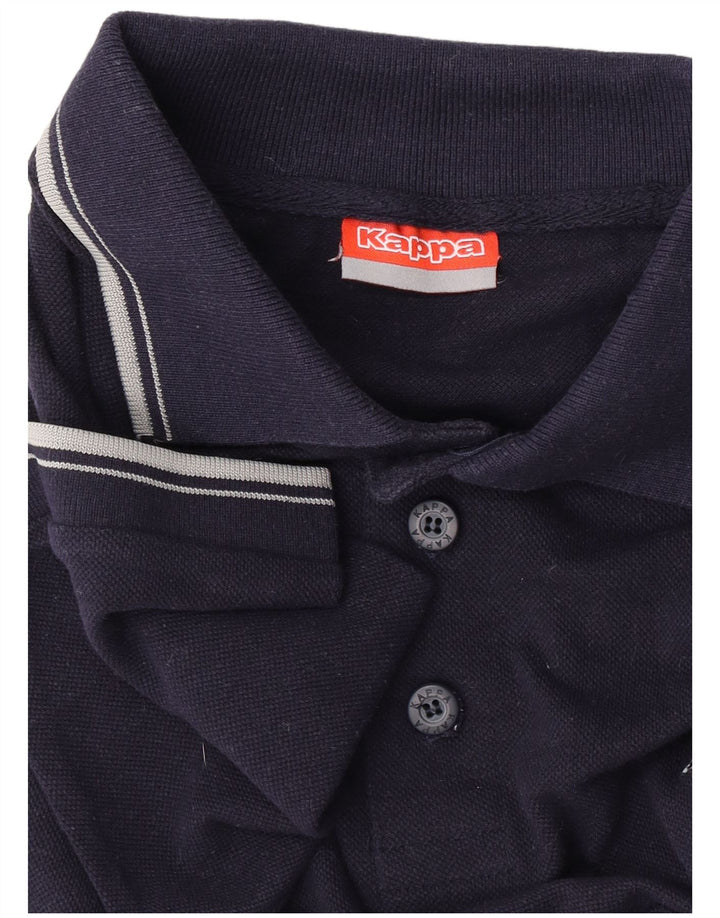 Polo da uomo KAPPA media blu navy