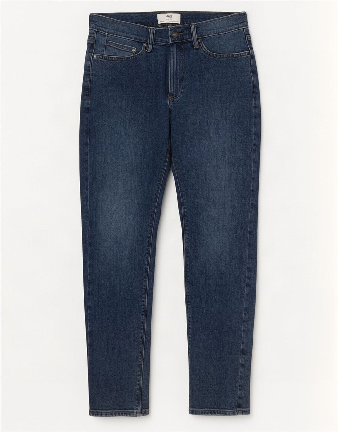 Jeans slim da donna Marks & Spencer W30 L31 cotone blu