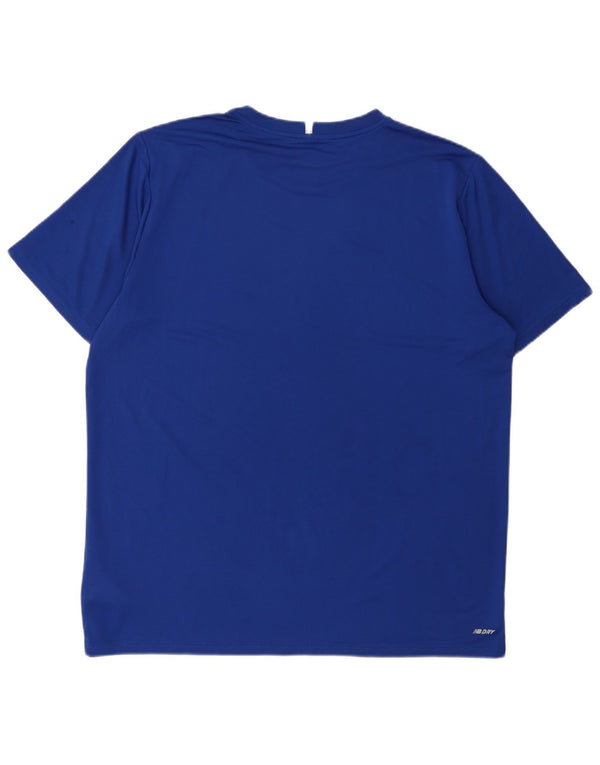 Maglietta da uomo NEW BALANCE Top XL blu poliestere