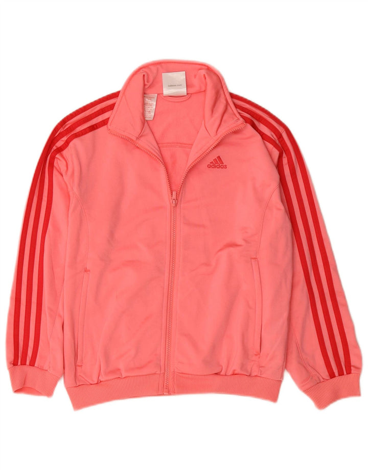 Giacca Top Tuta Adidas Bambina 9-10 Anni Poliestere Rosa