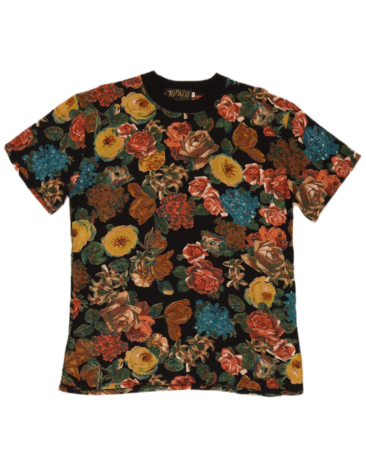 Topazio Camicetta da donna Top UK 14 Viscosa floreale multicolore media
