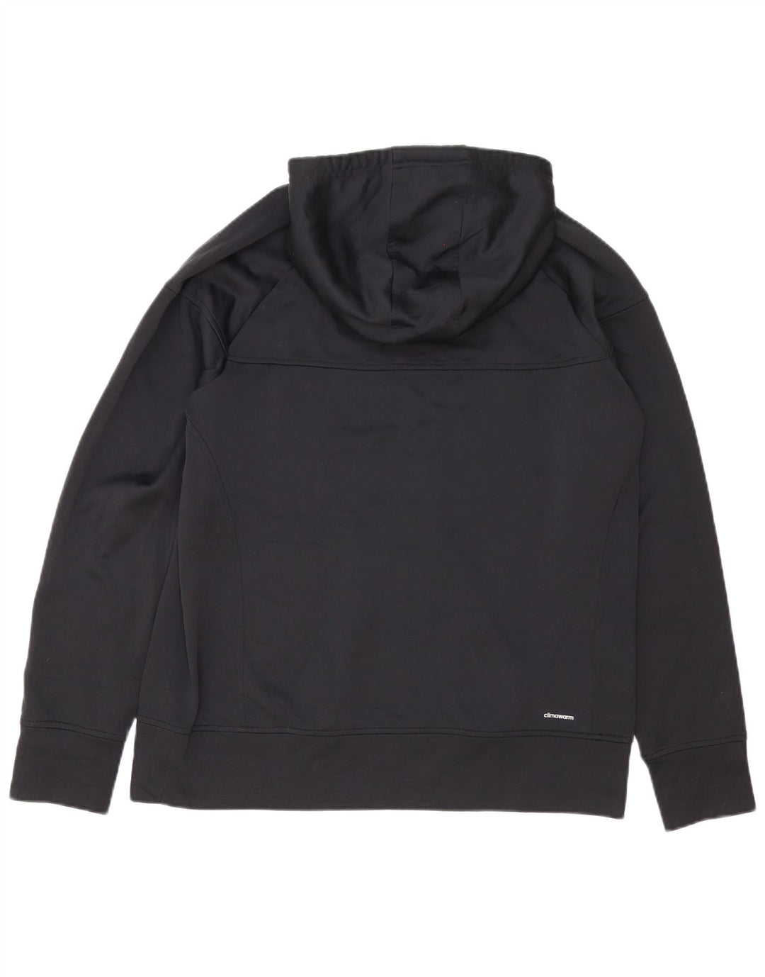 Felpa con cappuccio da uomo Adidas XL nera in poliestere