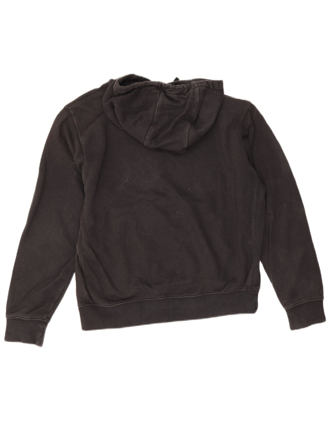 Felpa con cappuccio da uomo Nike, cotone medio nero