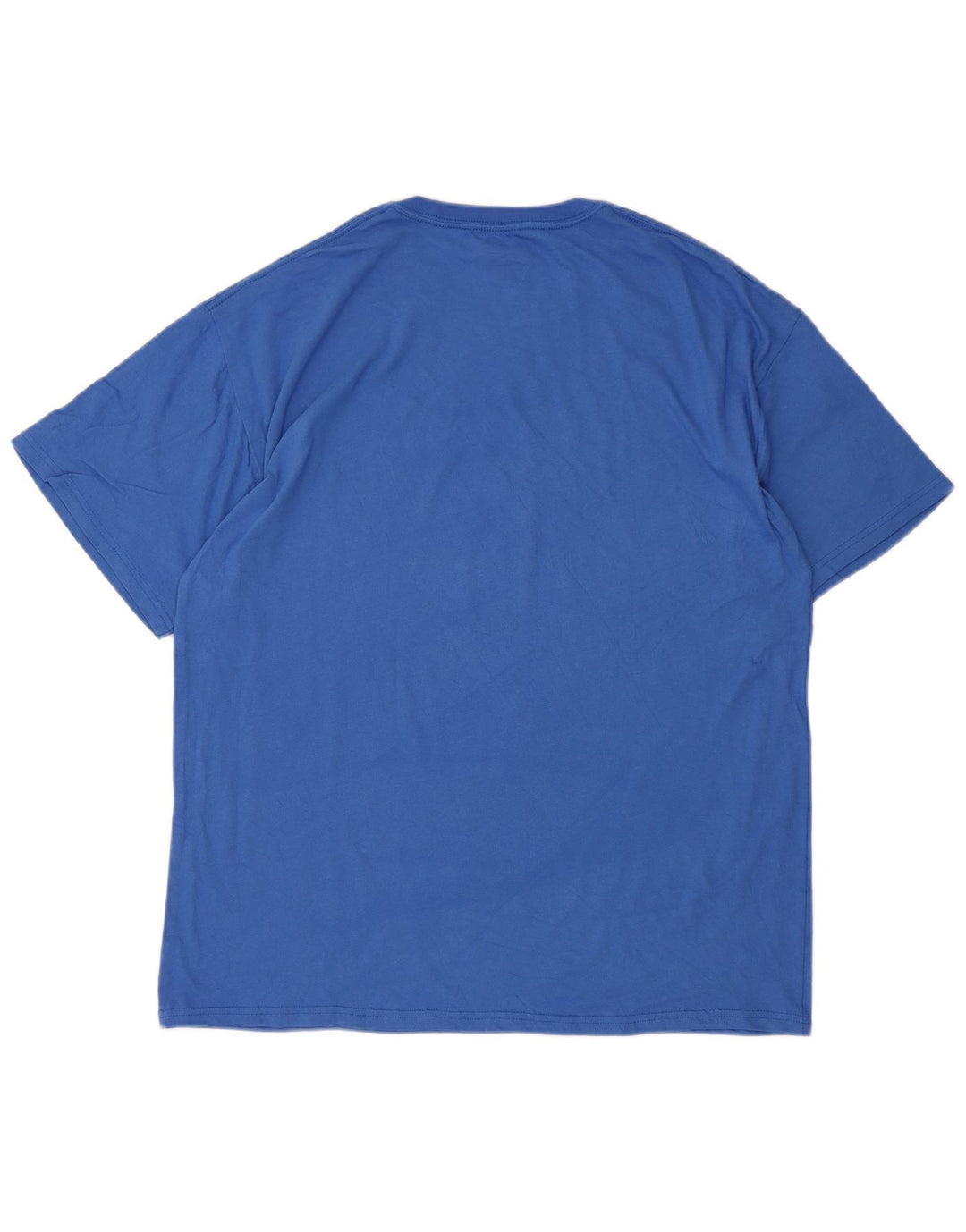 T-shirt grafica da uomo Champion Top XL in cotone blu