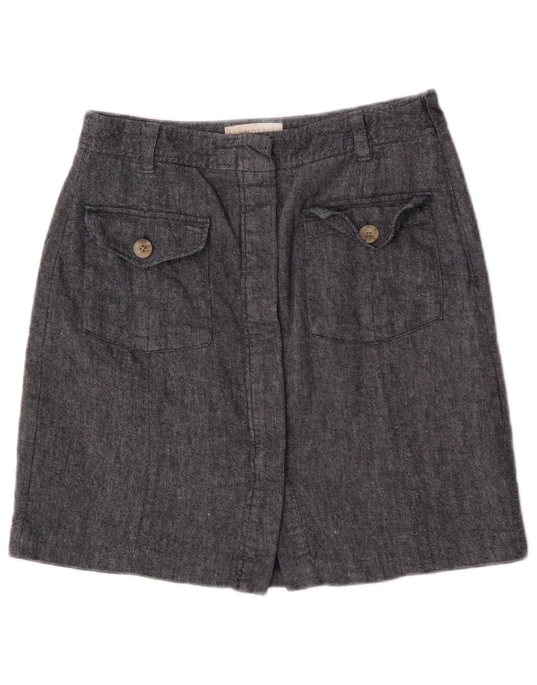Minigonna da donna Hobbs UK 10 piccola W28 cotone blu