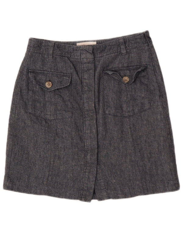 Minigonna da donna Hobbs UK 10 piccola W28 cotone blu