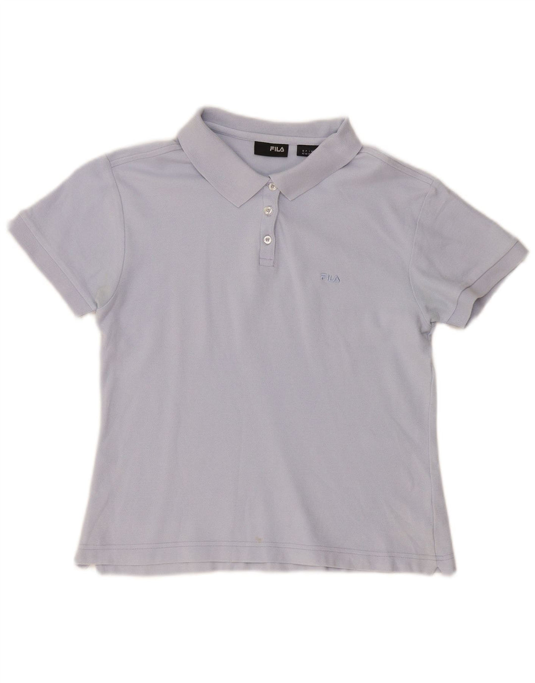 Polo da donna Fila UK 16 grande in cotone blu