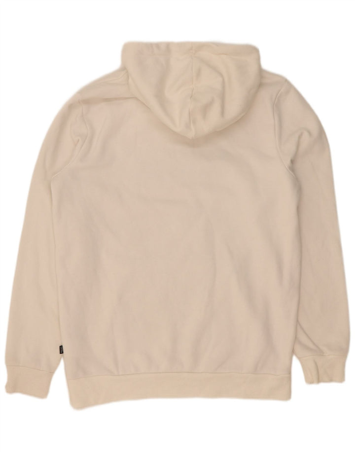 Felpa con cappuccio grafica da uomo Puma in cotone bianco medio