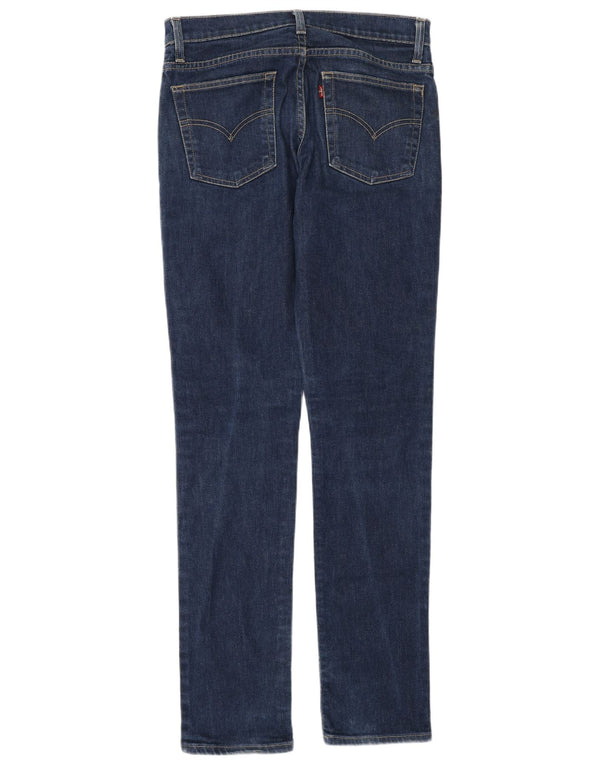 Jeans slim da donna Levi's W28 L34 cotone blu navy