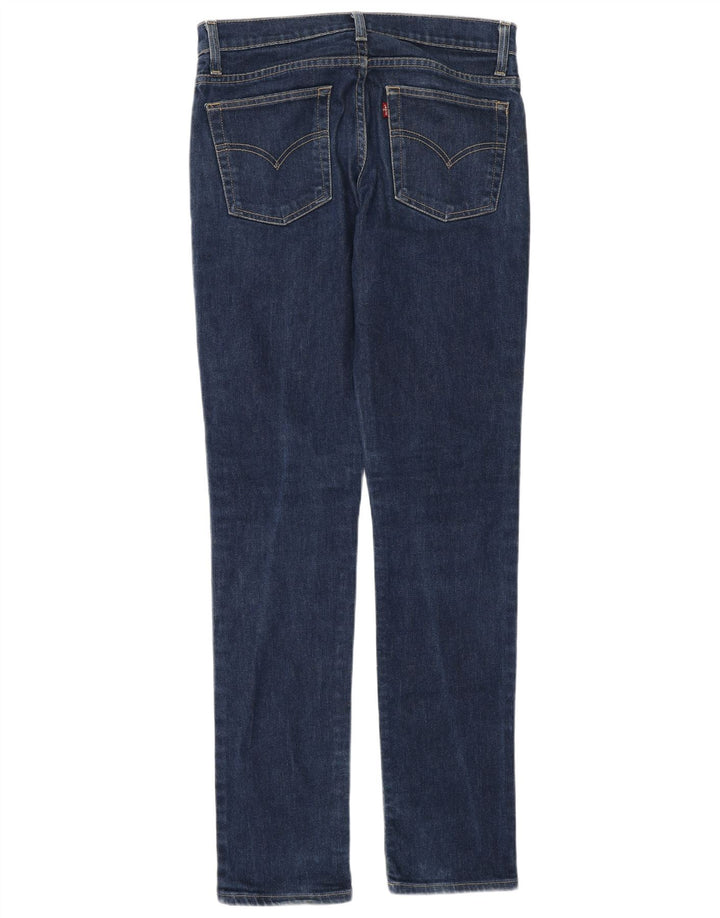 Jeans slim da donna Levi's W28 L34 cotone blu navy