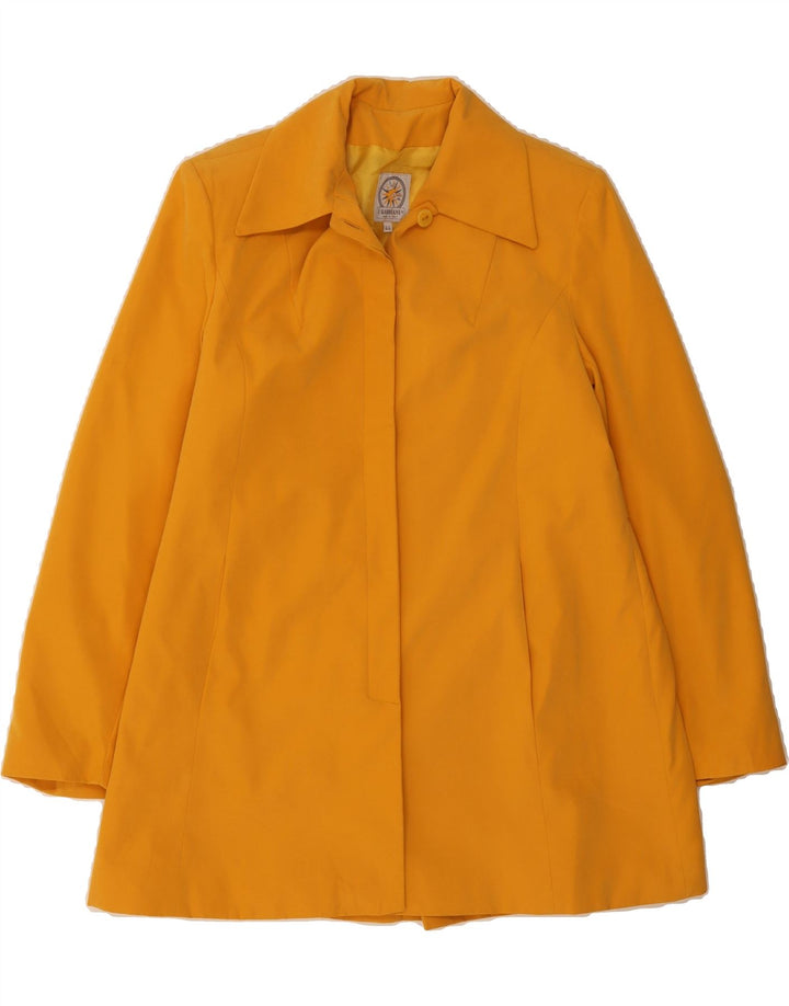 I GABBIANI Womens Overcoat IT 44 Medium Yellow Vintage I Gabbiani and Second-Hand I Gabbiani from Messina Hembry 