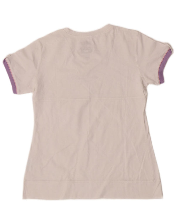 Maglietta Champion per ragazze, 11-12 anni, grande, in cotone color block bianco