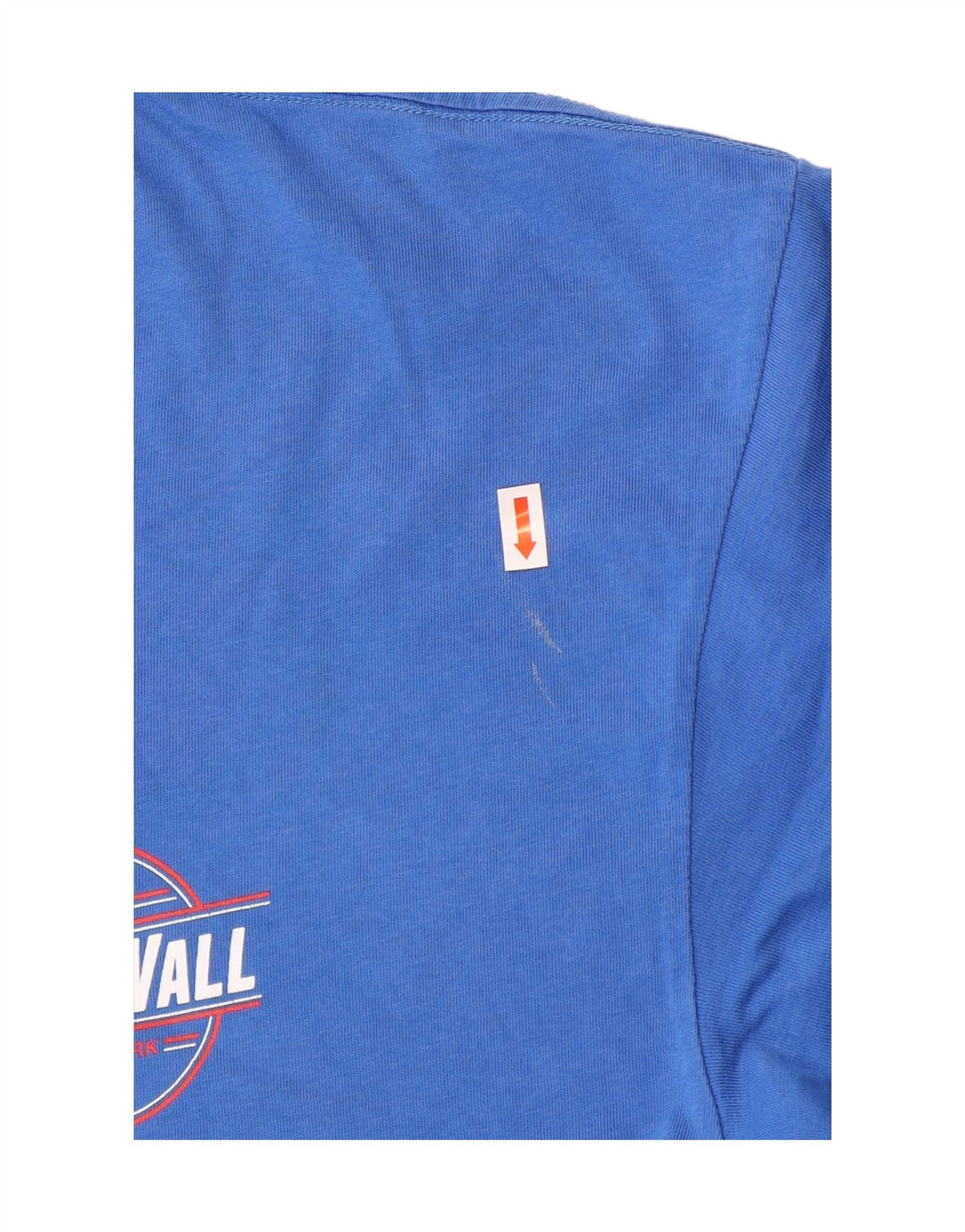T-shirt grafica classica da uomo VANS Top grande in cotone blu