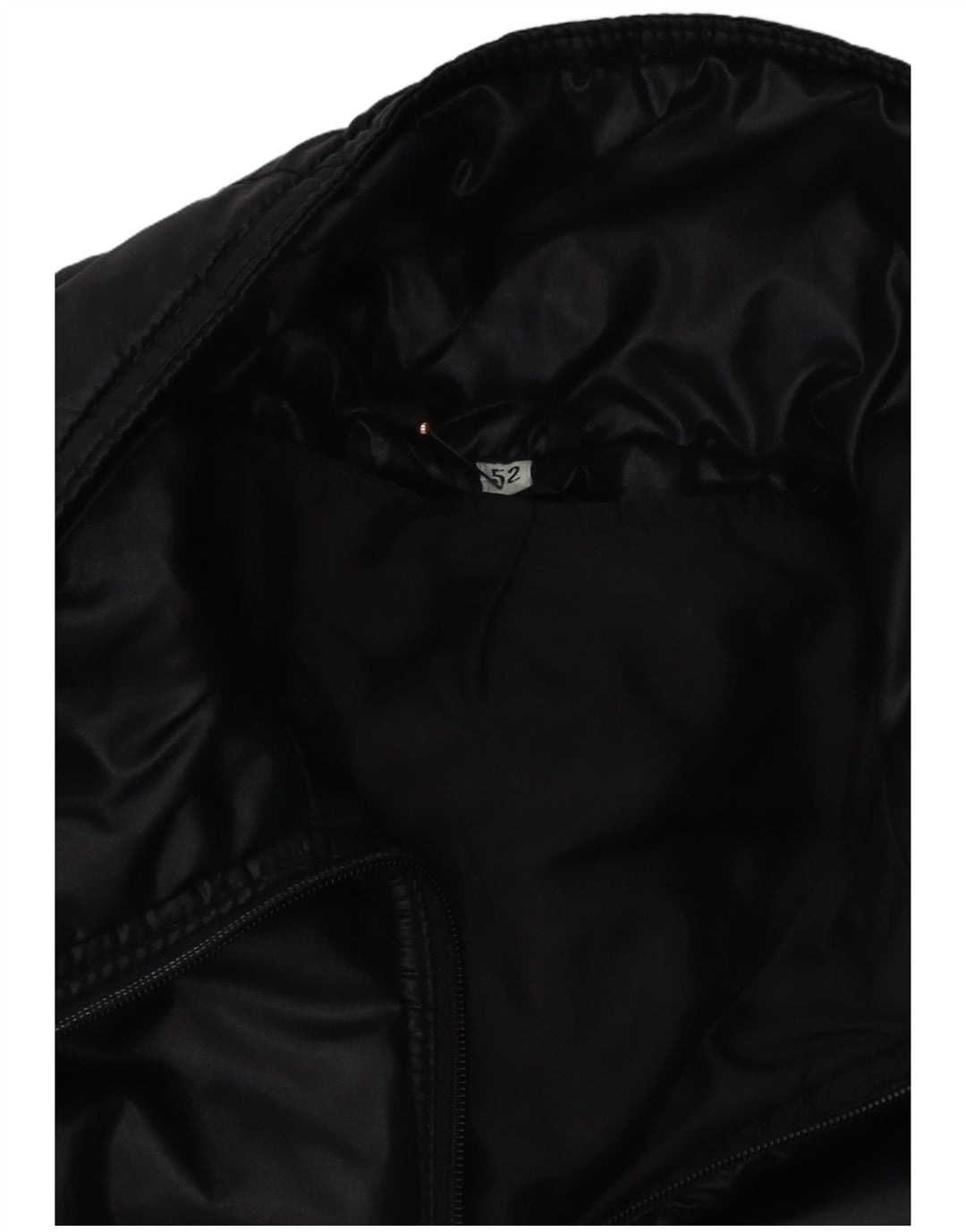 VINTAGE Mens Padded Jacket IT 52 XL Black