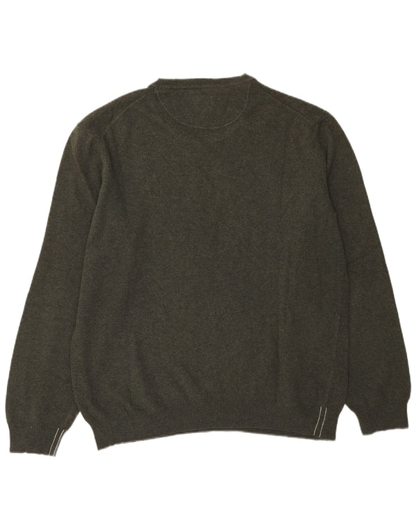 Maglione maglione girocollo da uomo Marlboro Classics 2XL lana verde