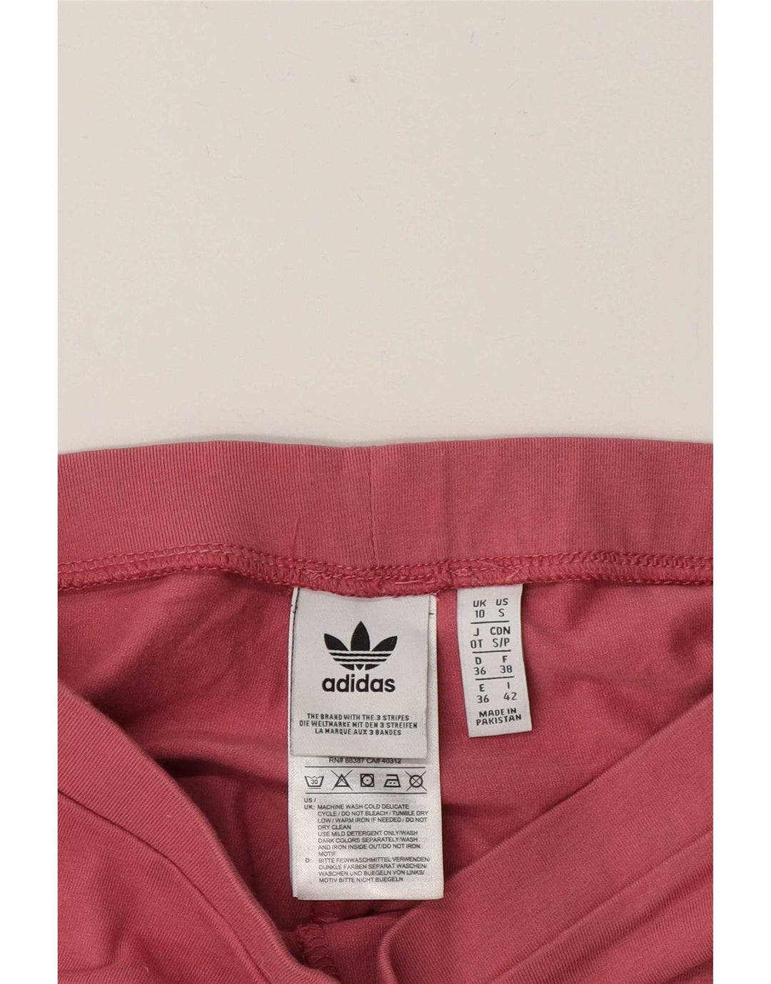 Leggings Adidas da donna UK 10 piccolo cotone rosa