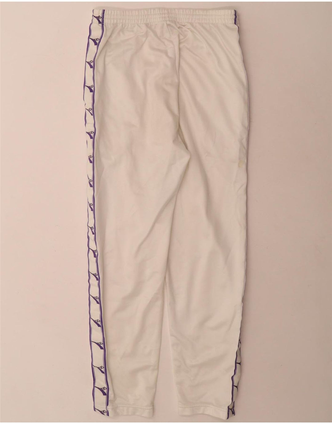 Pantaloni da tuta grafici da donna Diadora UK 10 Small Poliestere bianco