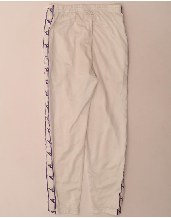 Pantaloni da tuta grafici da donna Diadora UK 10 Small Poliestere bianco