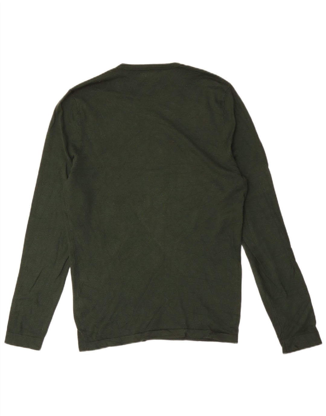 Top Zara da uomo a maniche lunghe piccolo verde