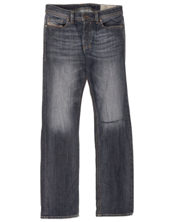 Jeans dritti slim regolari da uomo Diesel Safado W27 L30 cotone blu