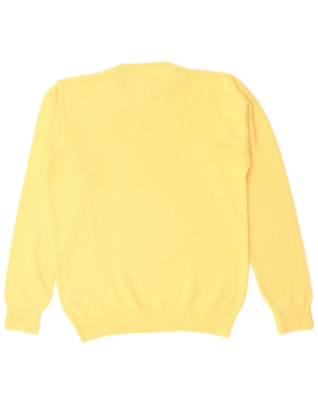 TOMMY HILFIGER Maglione girocollo da uomo in cotone giallo medio
