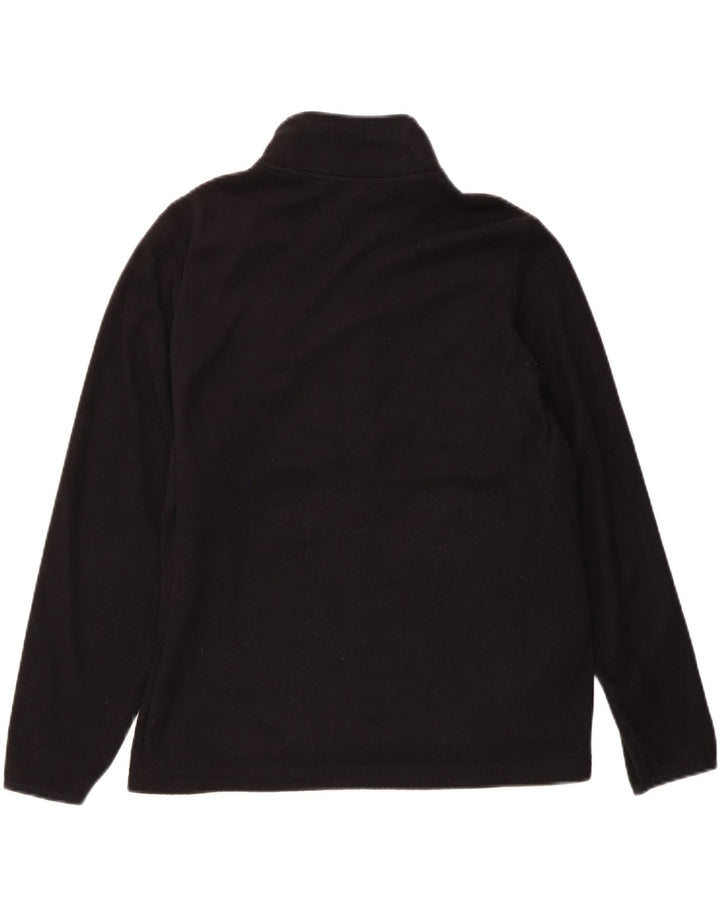 MARKS & SPENCER Mens Fleece Jacket XL Black Vintage Marks & Spencer and Second-Hand Marks & Spencer from Messina Hembry 