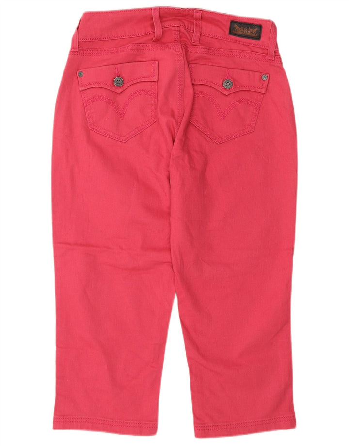 Jeans Capri da donna Levi's US 4 Small W27 L20 Cotone rosa