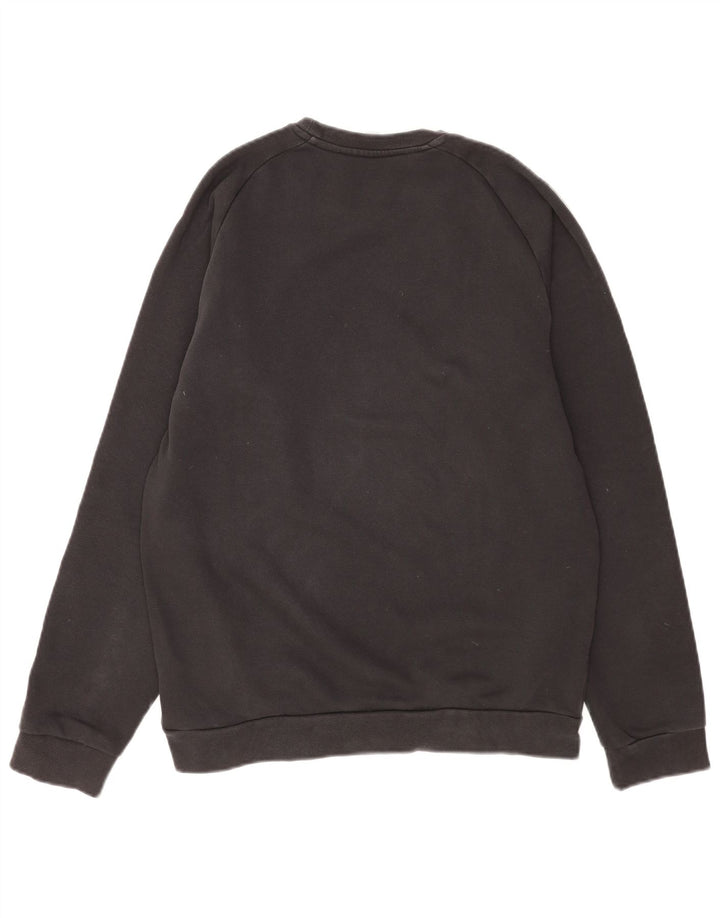 Felpa Adidas Uomo Maglione Medio Nero Cotone