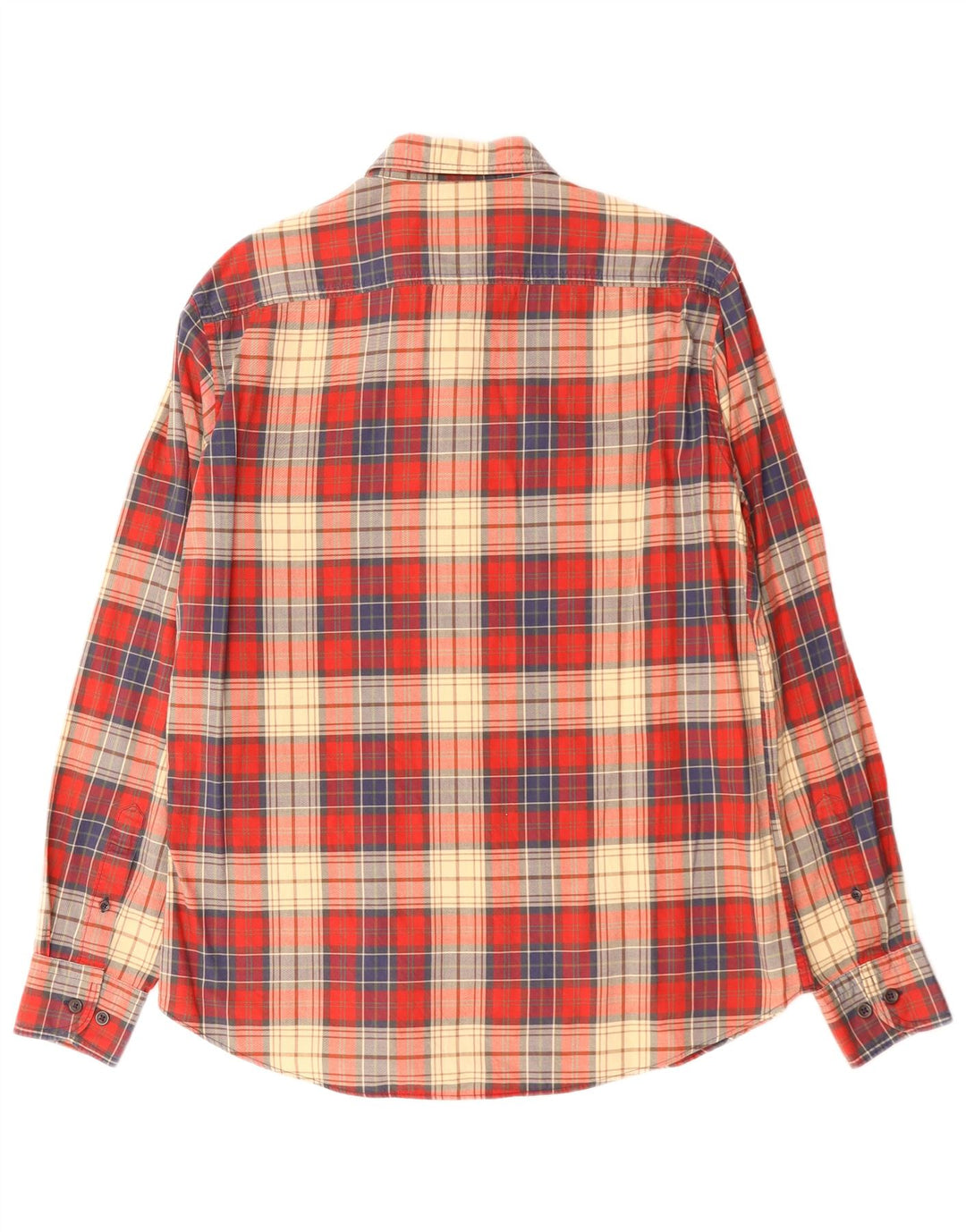 Camicia da uomo Massimo Dutti in cotone a quadri rossi grandi