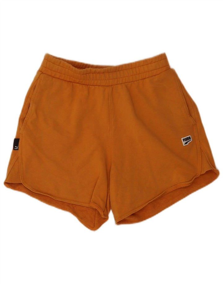 Pantaloncini sportivi PUMA da donna UK 8 Small arancioni