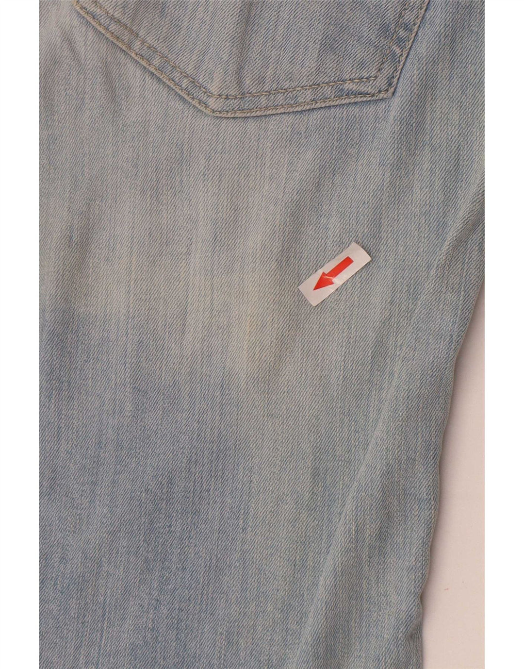 Jeans slim da donna Zara EU 38 Small W28 L27 Blu Colourblock