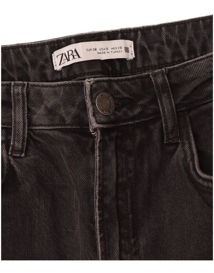 Jeans dritti da donna Zara EU 38 Small W28 L32 Grigio