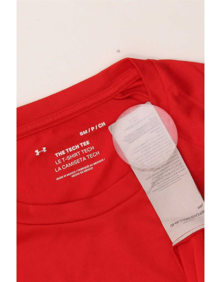 Maglietta da uomo Under Armour Top piccola rossa in poliestere