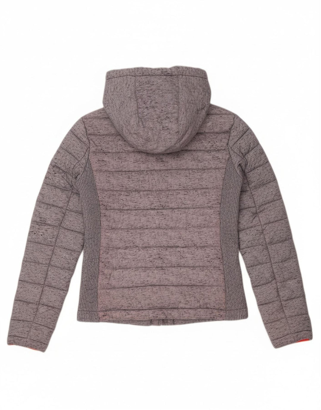 Giacca imbottita con cappuccio da donna Superdry UK 8 XS poliestere color block grigio