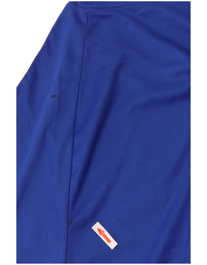 T-shirt Adidas Climalite da uomo, grande, in poliestere blu