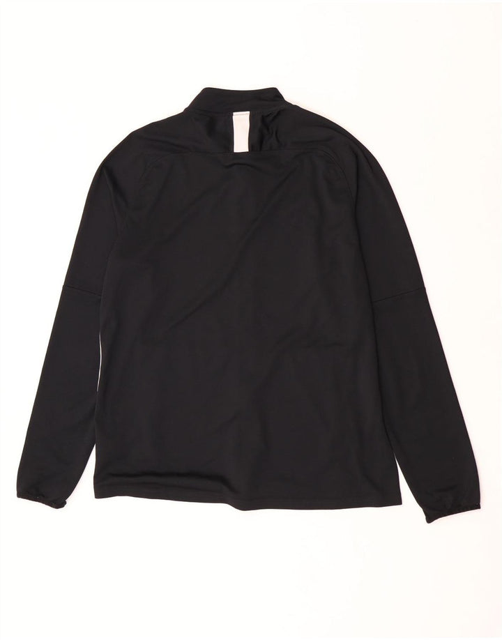 Giacca da tuta Nike Dri Fit da uomo XL in poliestere color block nero