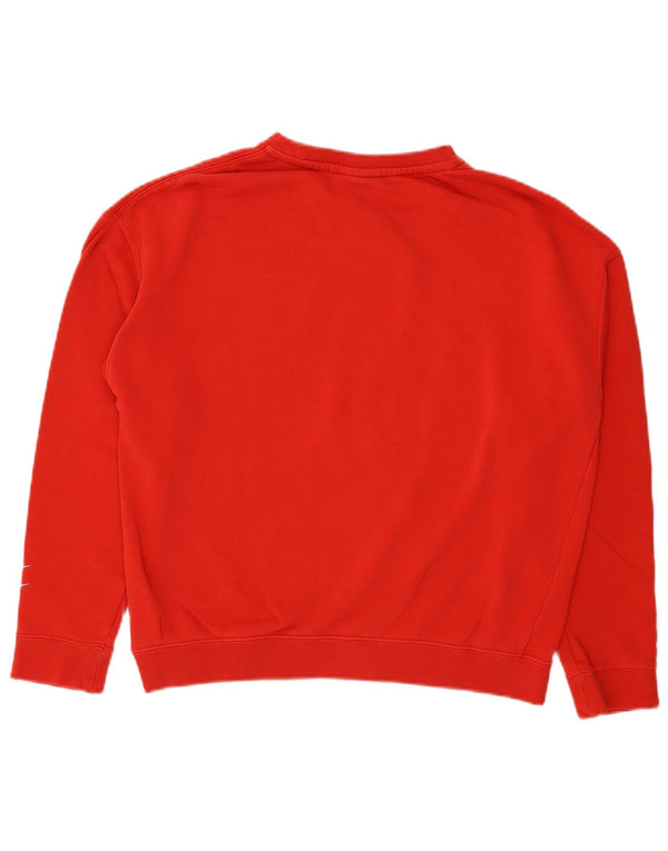 Felpa Nike Bambina Swoosh Graphic Standard Fit 13-14 anni XL Rossa
