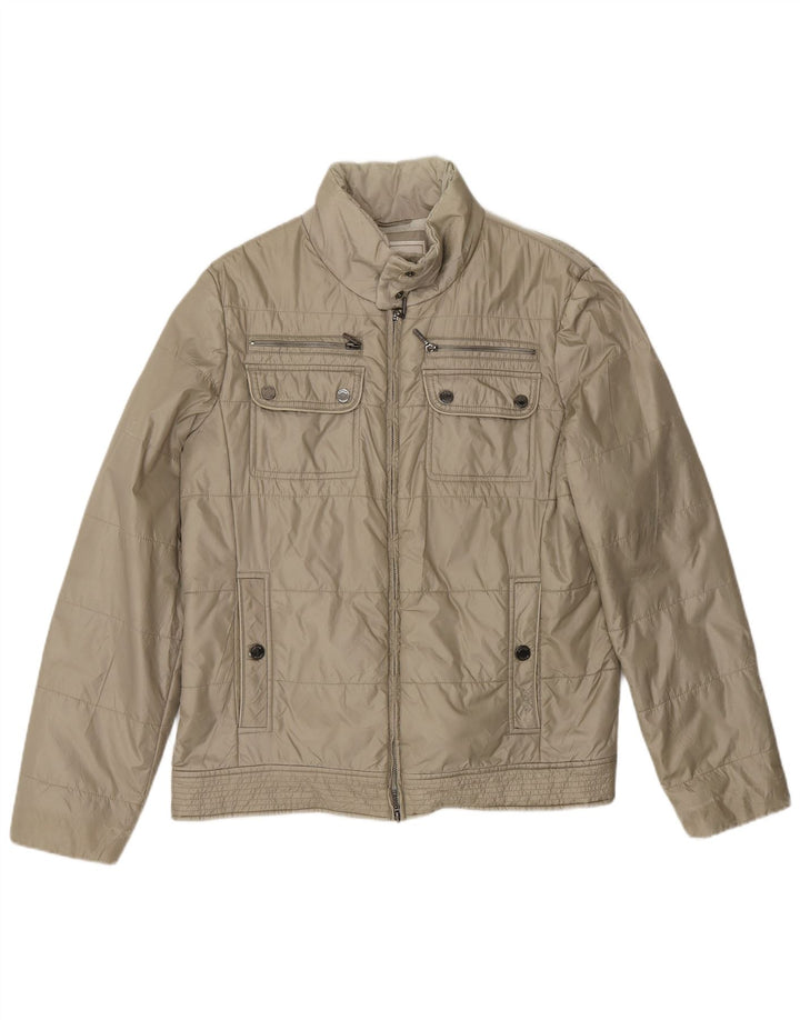 Giacca imbottita Geox Respira da donna UK 14 Large Grigia in poliammide
