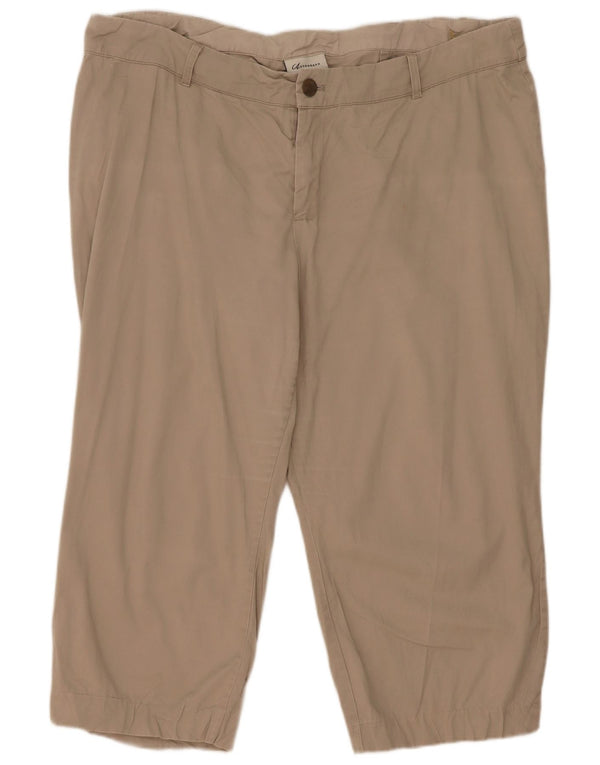 Pantaloni Capri Autograph da donna Marks & Spencer UK 18 XL W42 L22 Grigio
