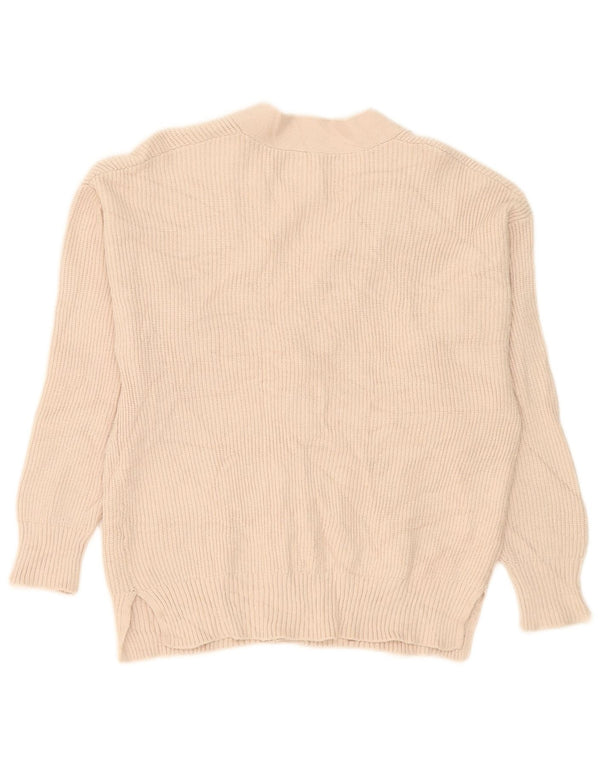 Maglia Cardigan Bambina Zara 13-14 Anni Beige Viscosa