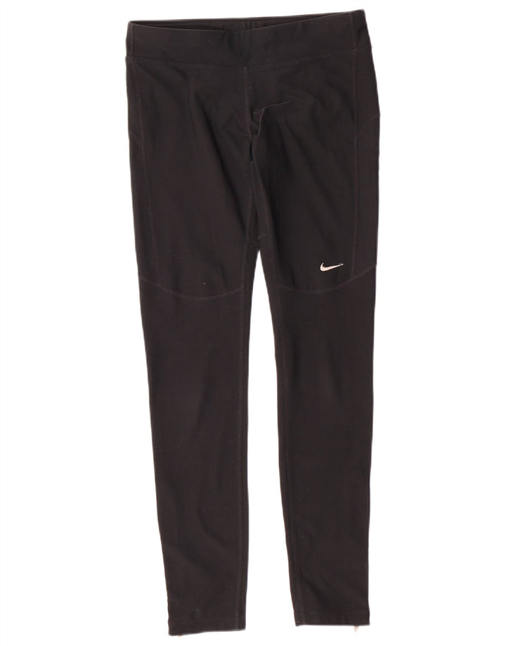 Leggings da donna NIKE UK 10 Small poliestere nero